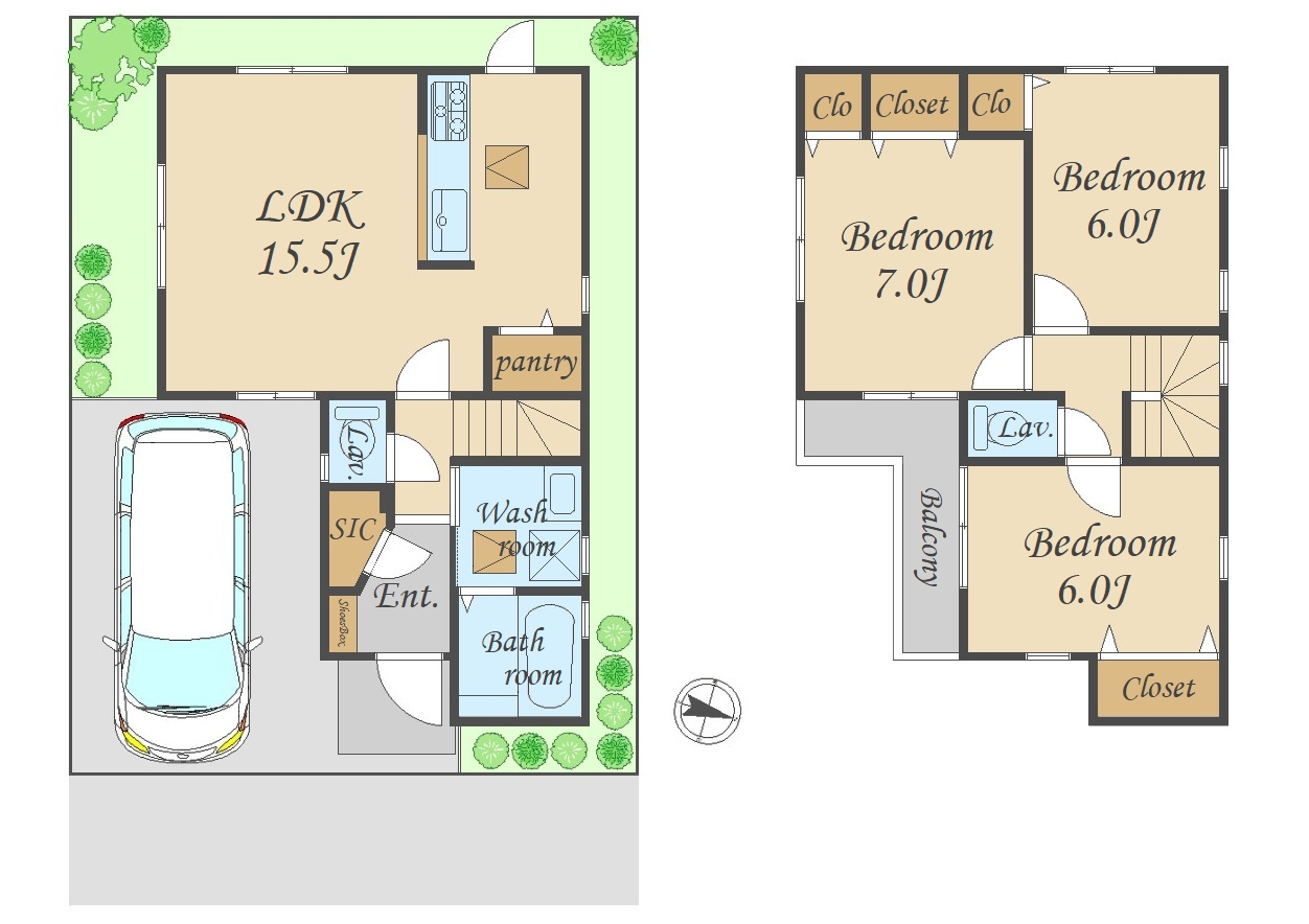 ■参考プラン■延床面積：83.62㎡(約25.24坪)■建物予定価格：2290万円(税込)