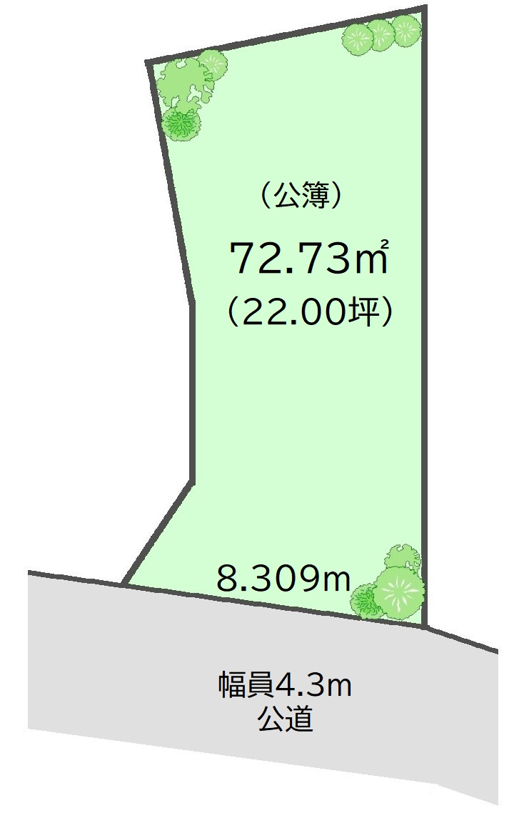 世田谷区桜3丁目　建築条件なし売地